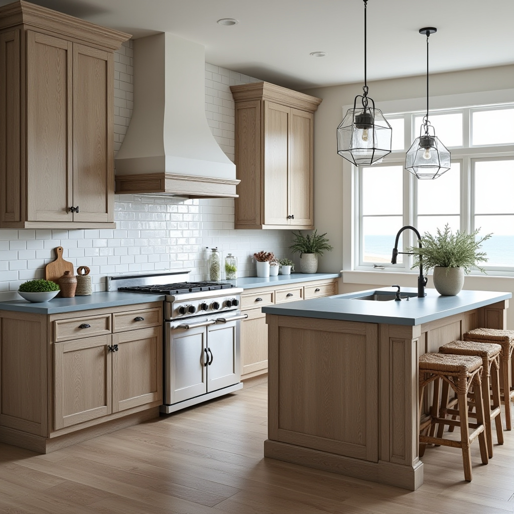 Coastal Brown Kitchen