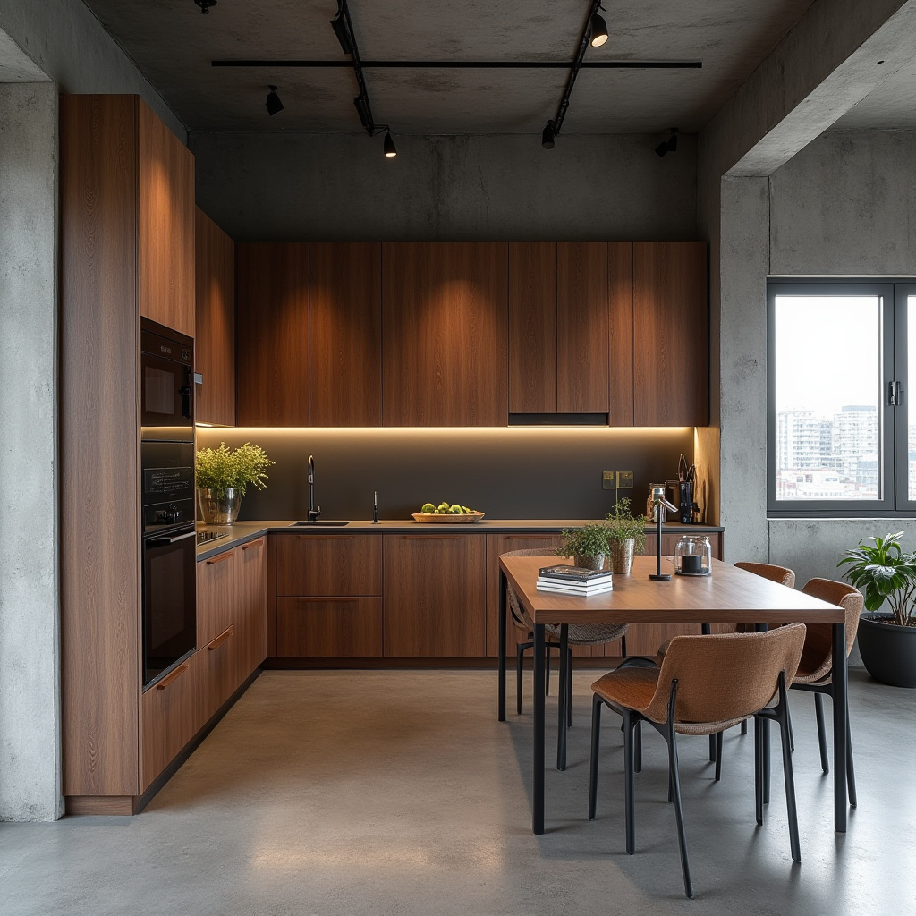 Compact Urban Loft Kitchen