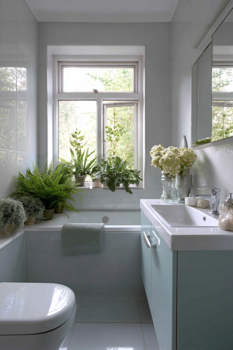 Brighten Your Bathroom with Light Color Schemes