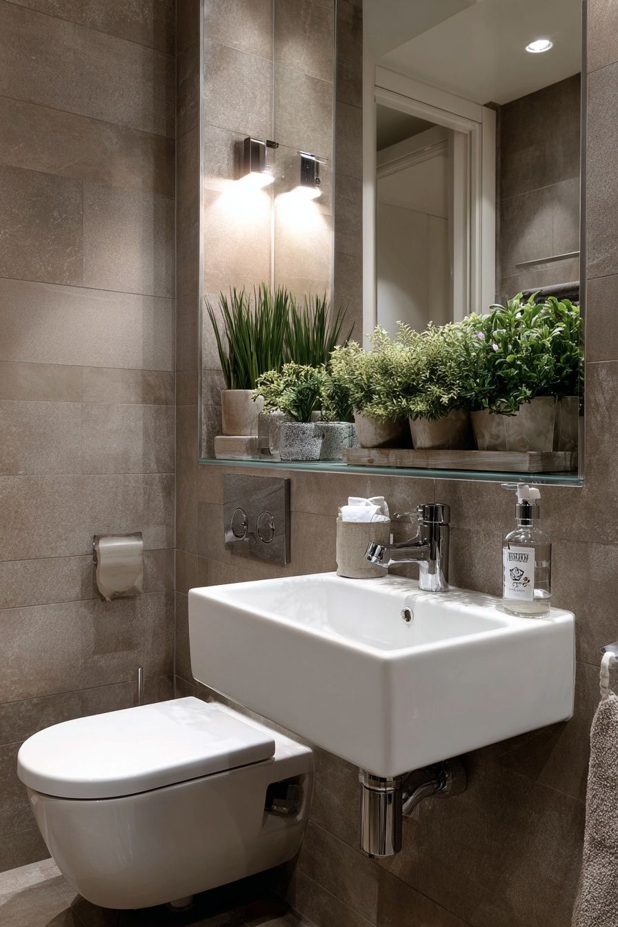 Save Floor Space with a Corner Sink