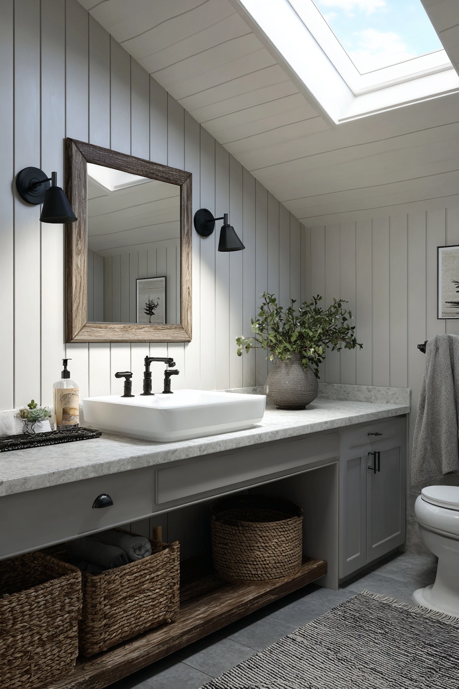 Introduce Texture with Wainscoting or Shiplap