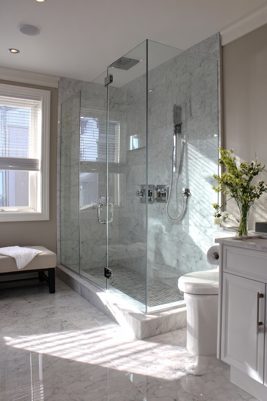 Open Up with Frameless Glass Shower Doors
