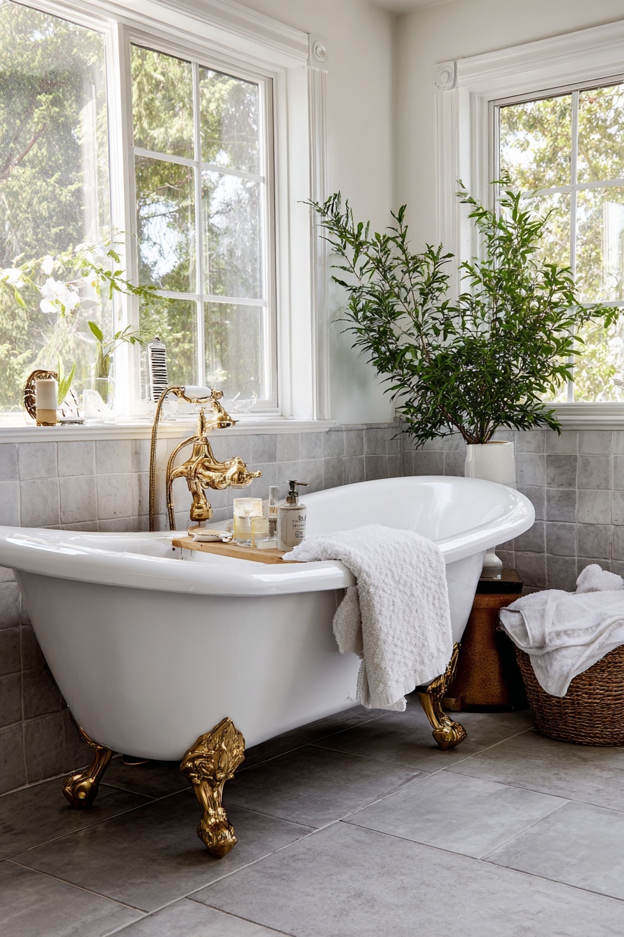 Indulge in Luxury with a Freestanding Clawfoot Tub