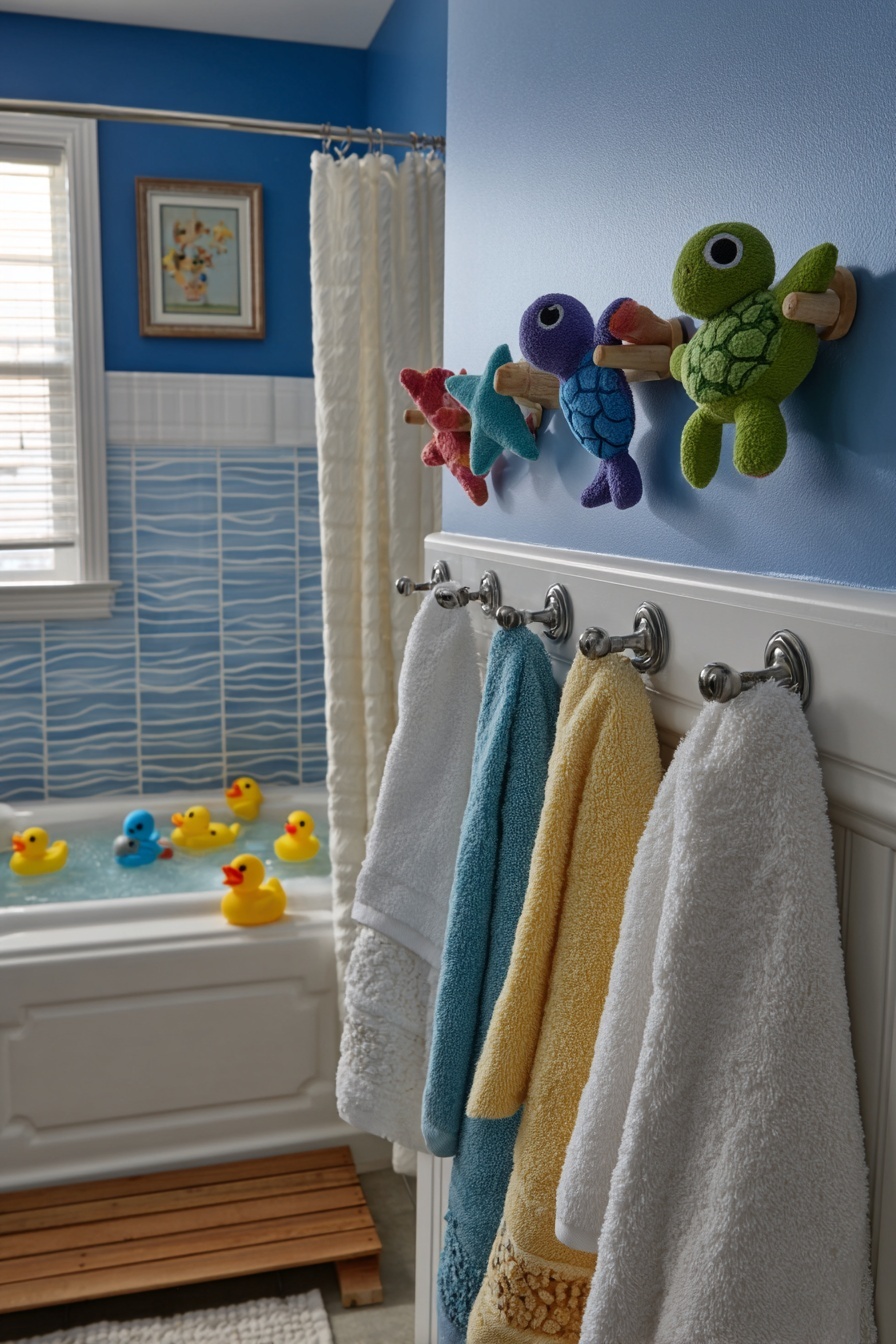 Personalize Organization with Custom Towel Hooks