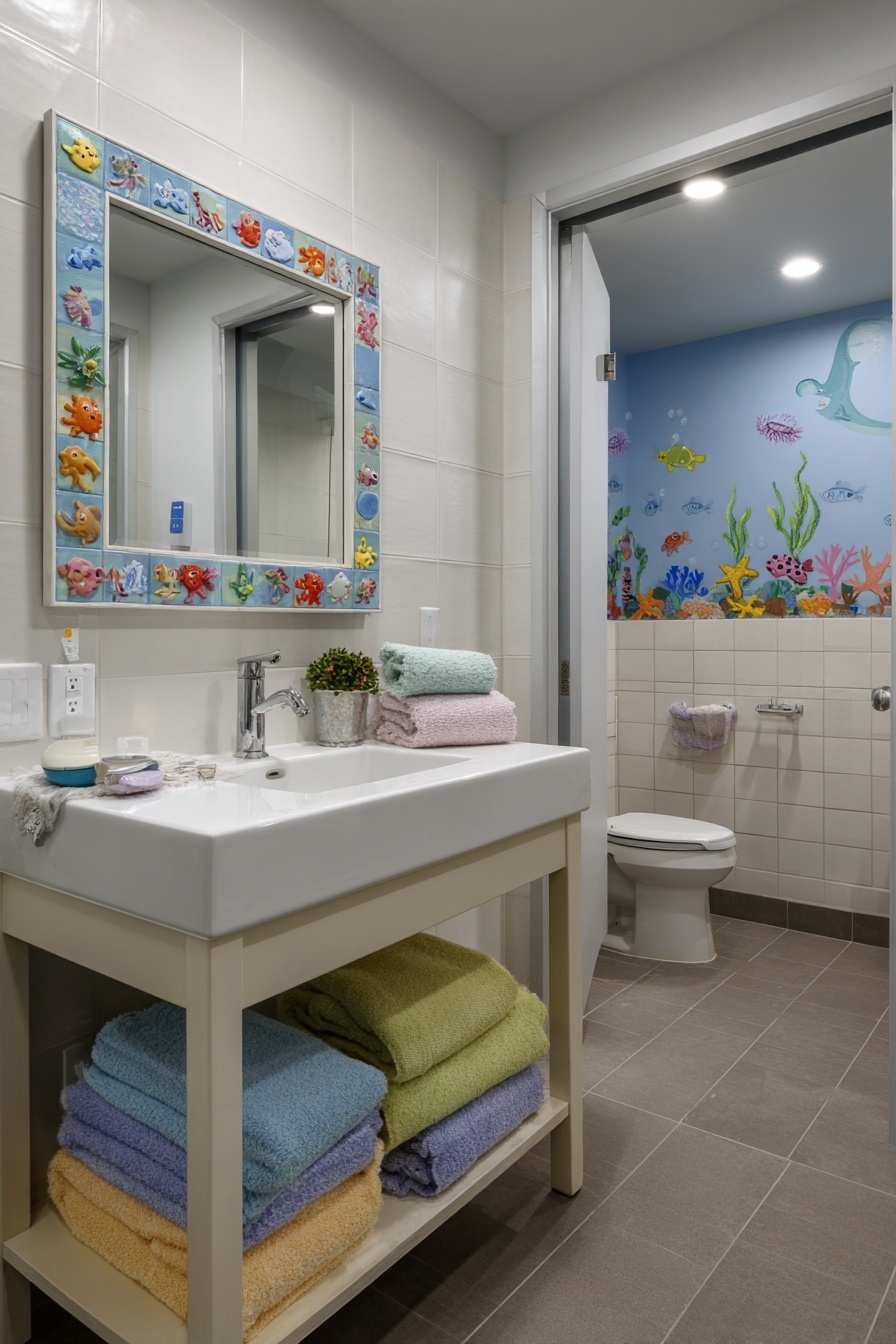 Mount Mirrors at Child-Friendly Heights