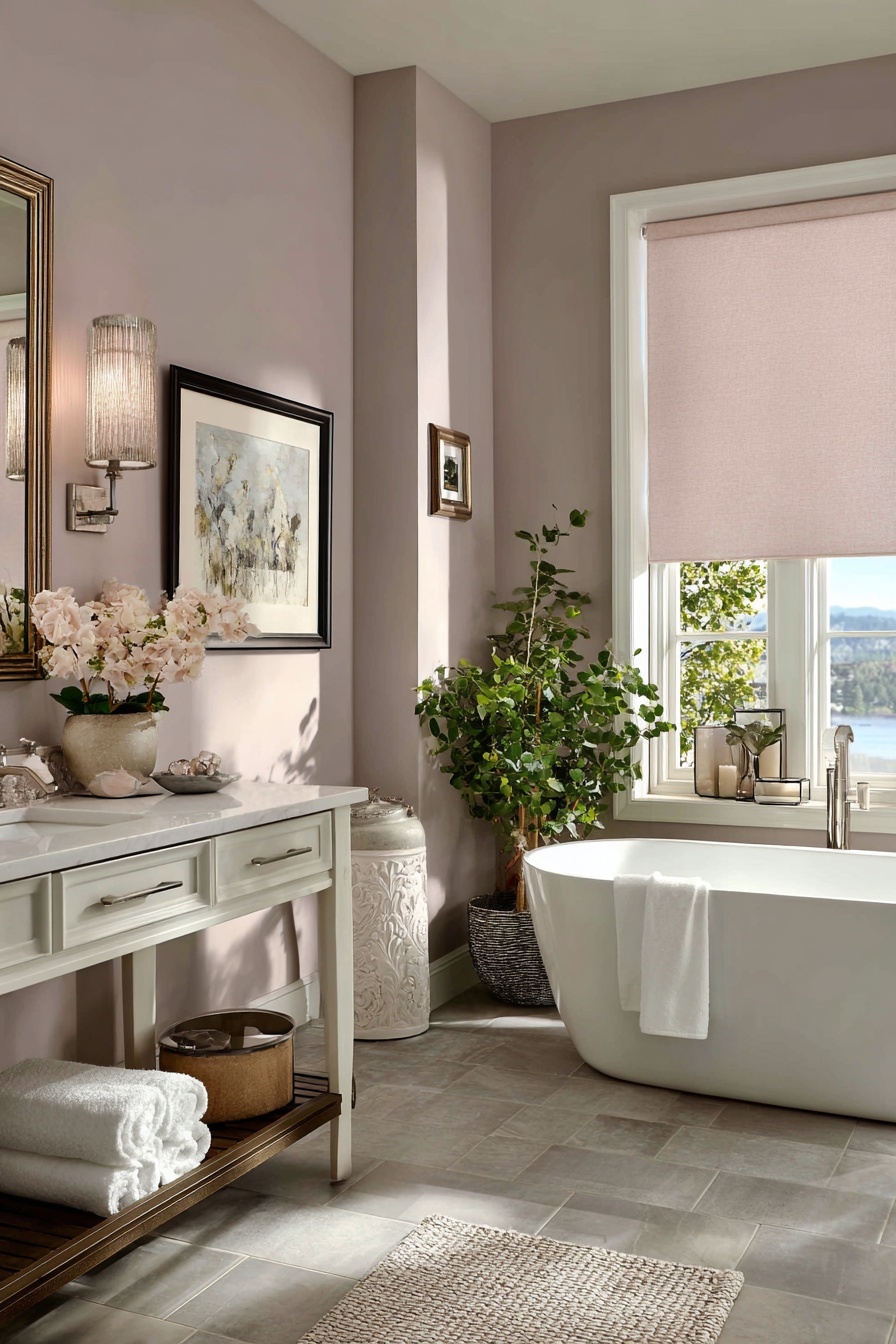 Pink and Grey Window Films