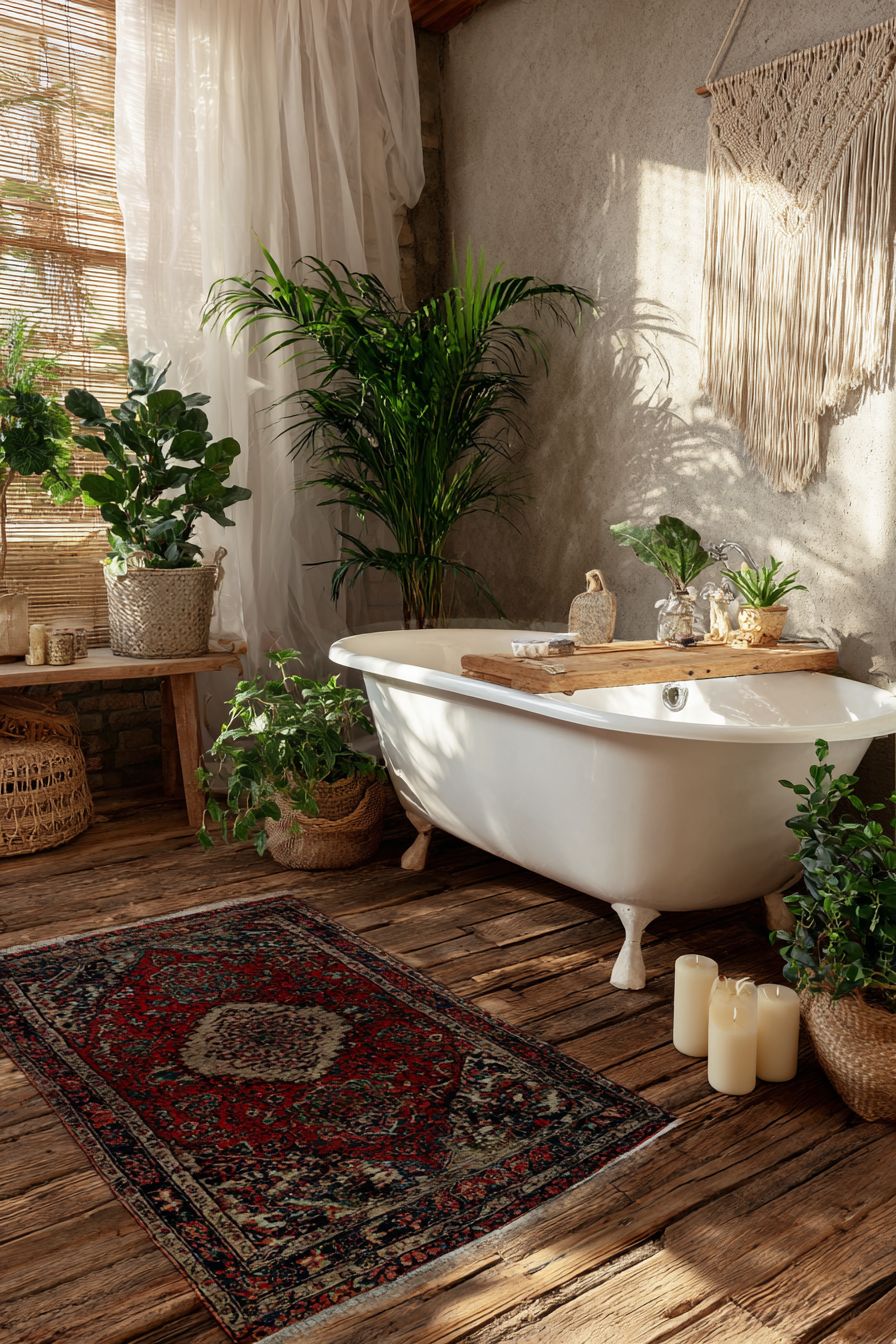 Warm Up the Space with Vintage-Style Rugs