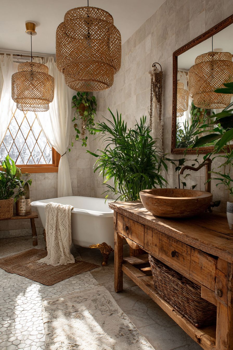 Illuminate with Rattan Light Fixtures