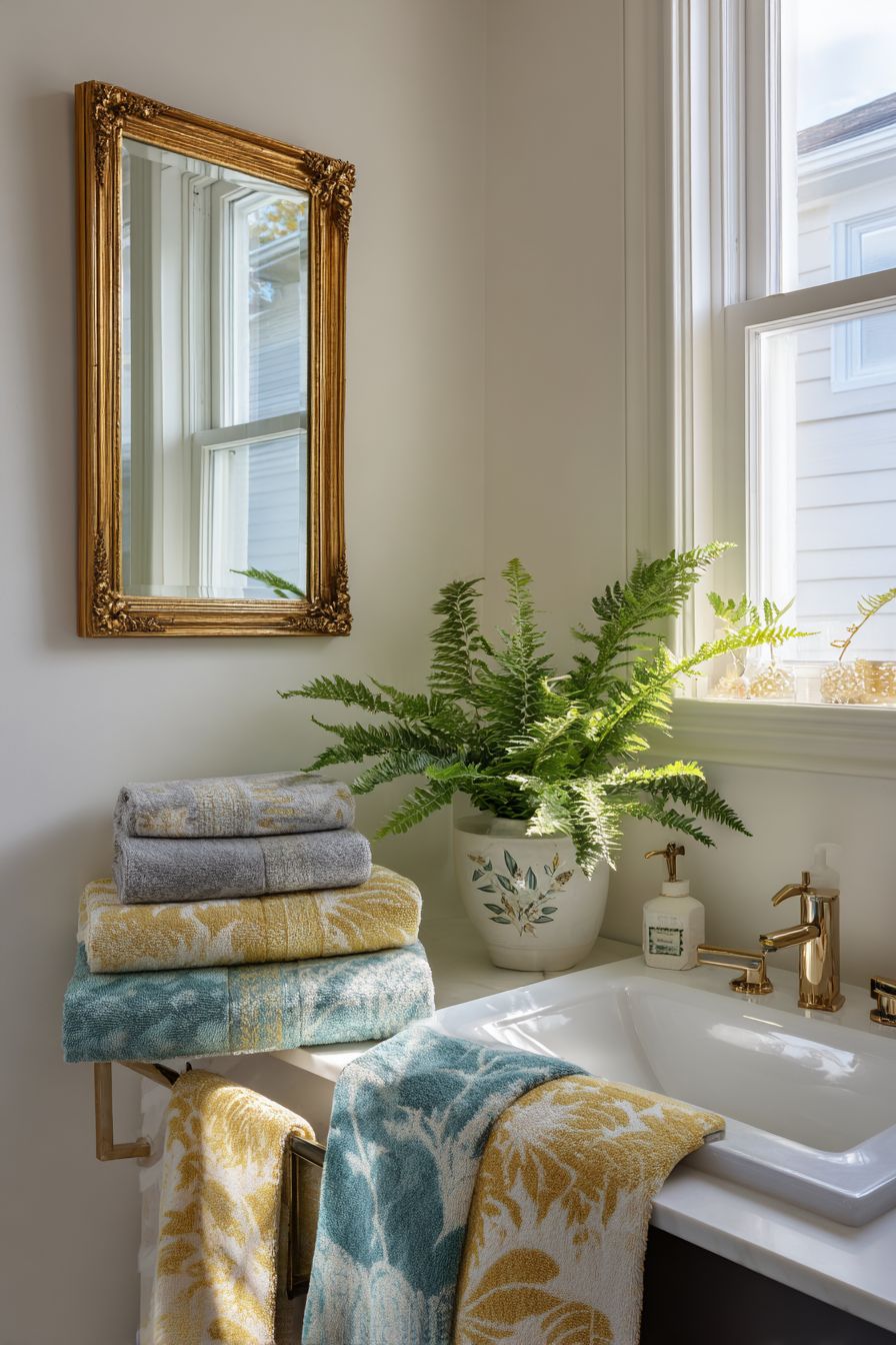 Add Flair with Decorative Towels