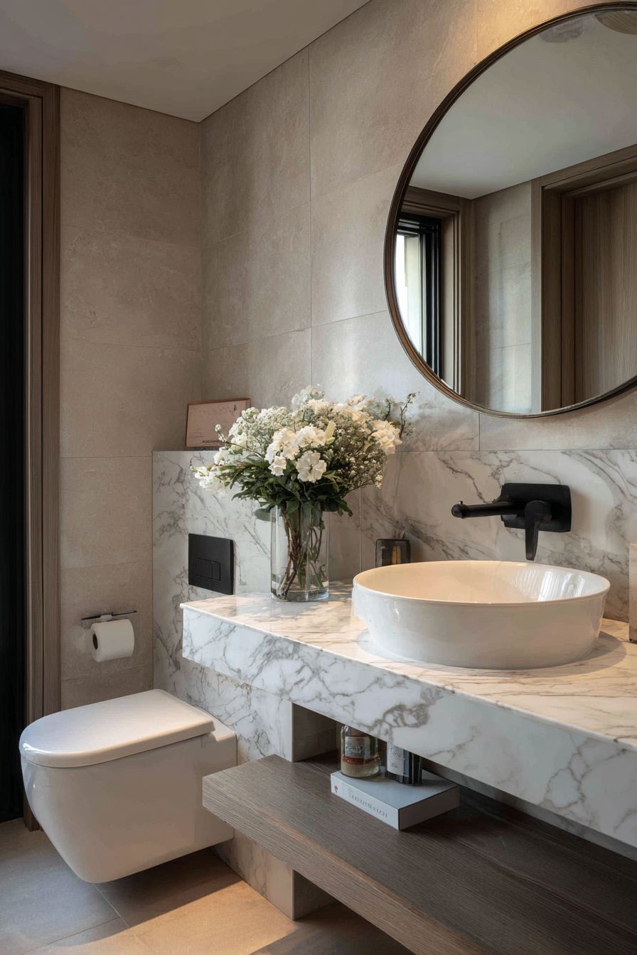 Floating Toilet Paper Holder