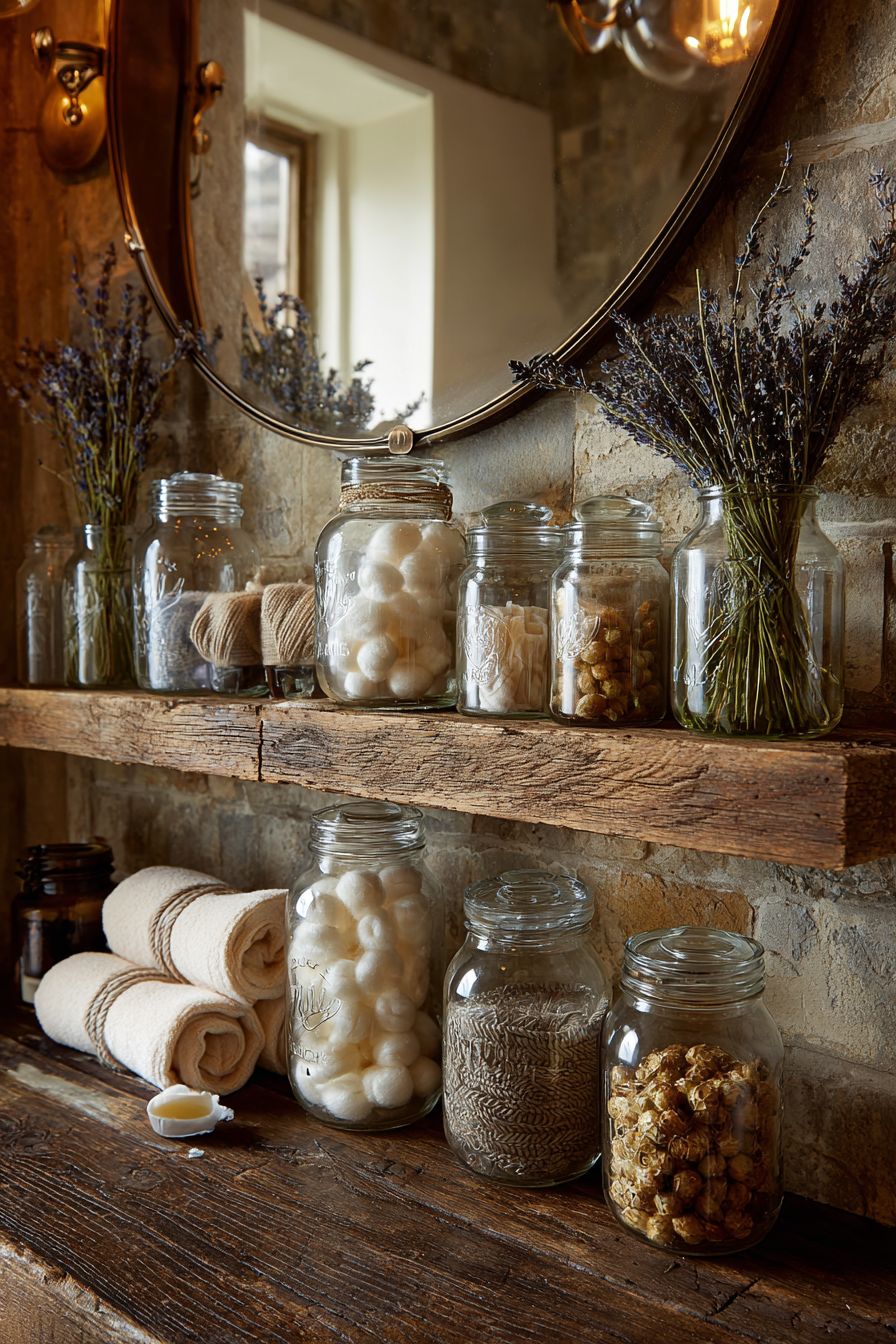 Use Mason Jars for Organization
