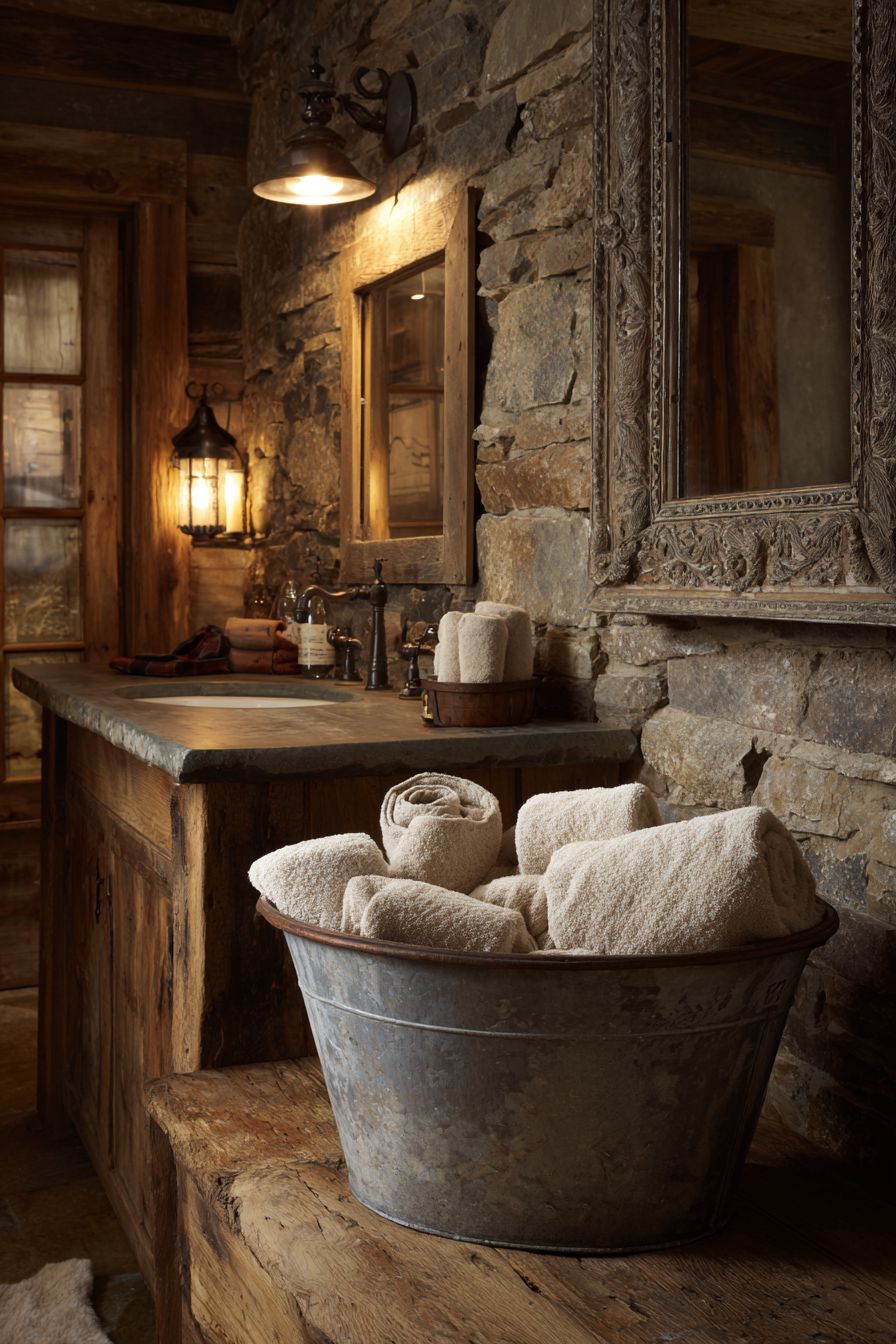 Use a Galvanized Bucket for Storage