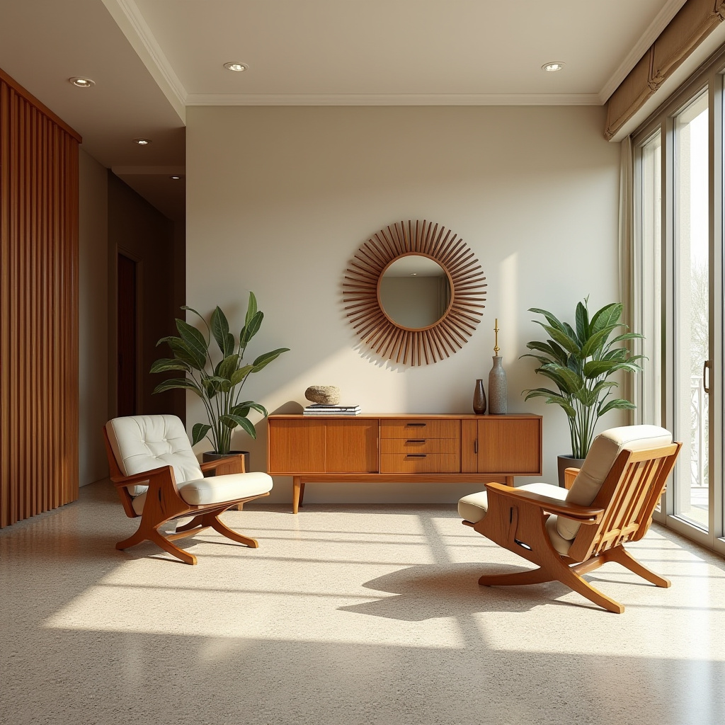 Timeless mid-century modern room