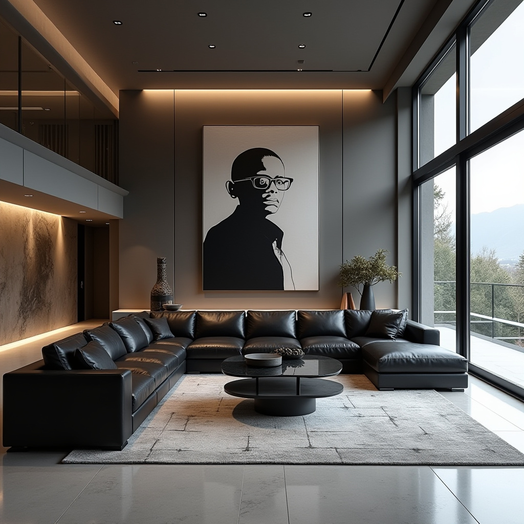 Elegant contemporary living room