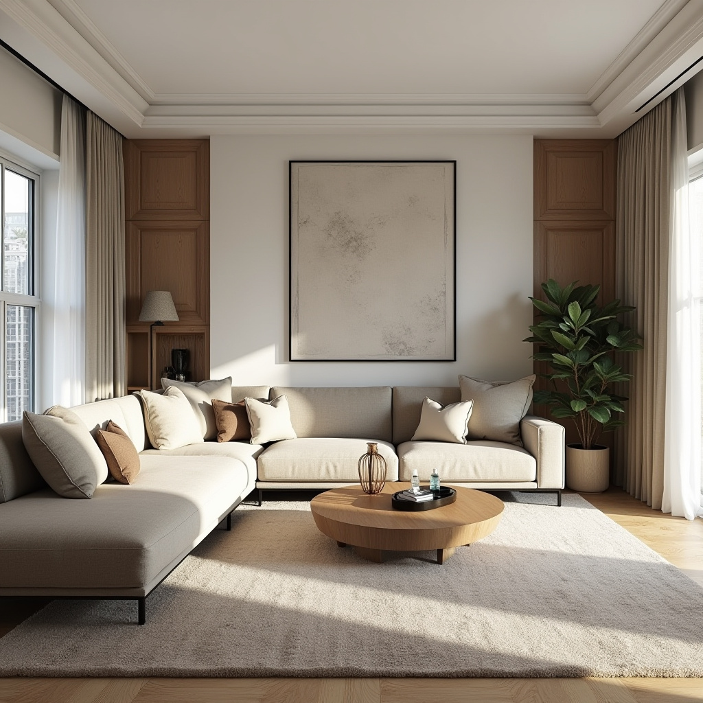 Balanced transitional living space