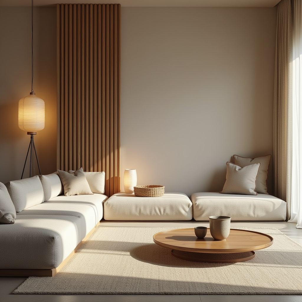 Tranquil Japandi style room