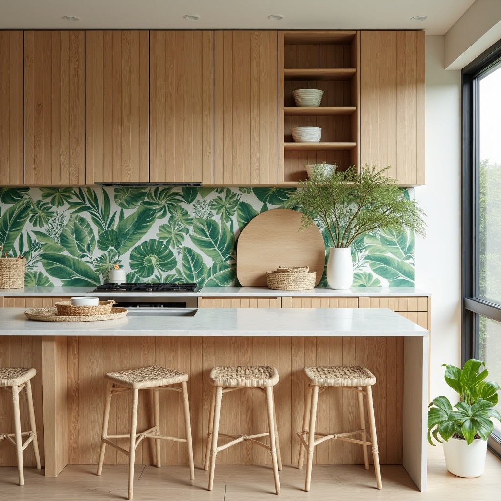 tropical beach kitchen