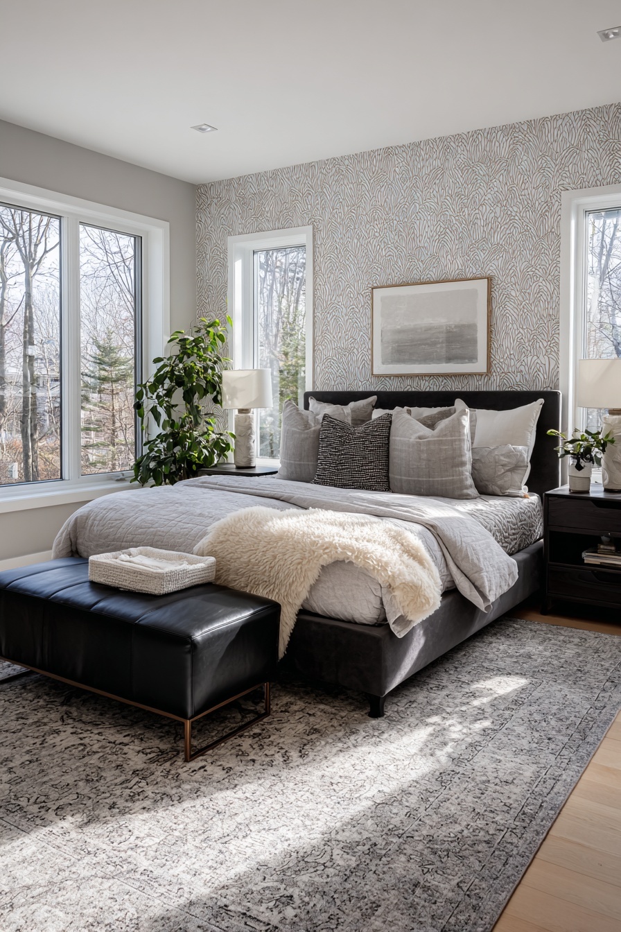 Inject Personality with Graphic Wallpaper
