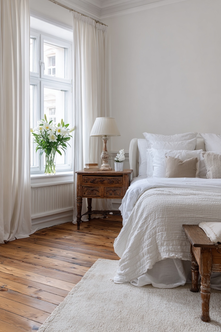 Classic White Bedroom
