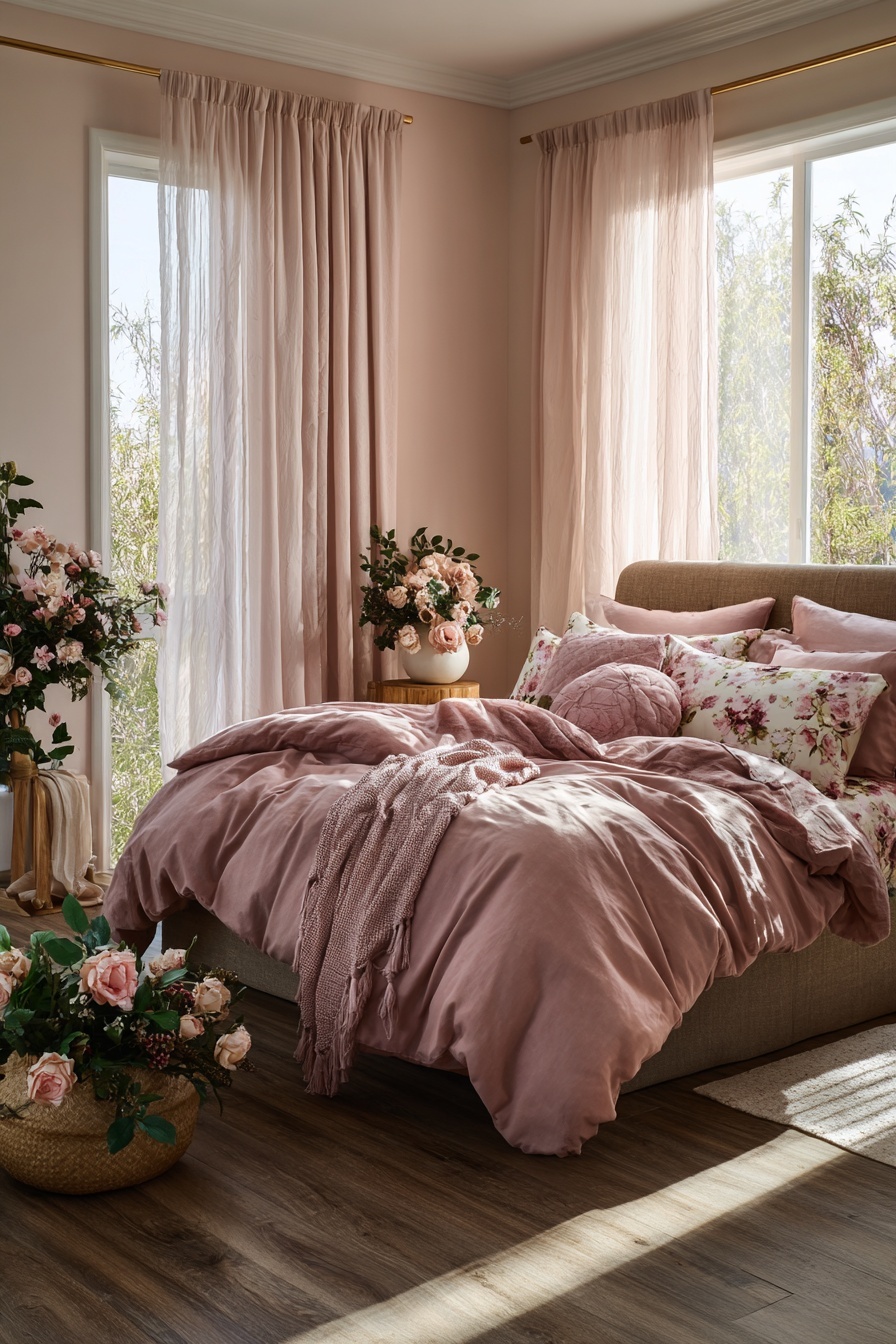 Soft Pink Bedroom