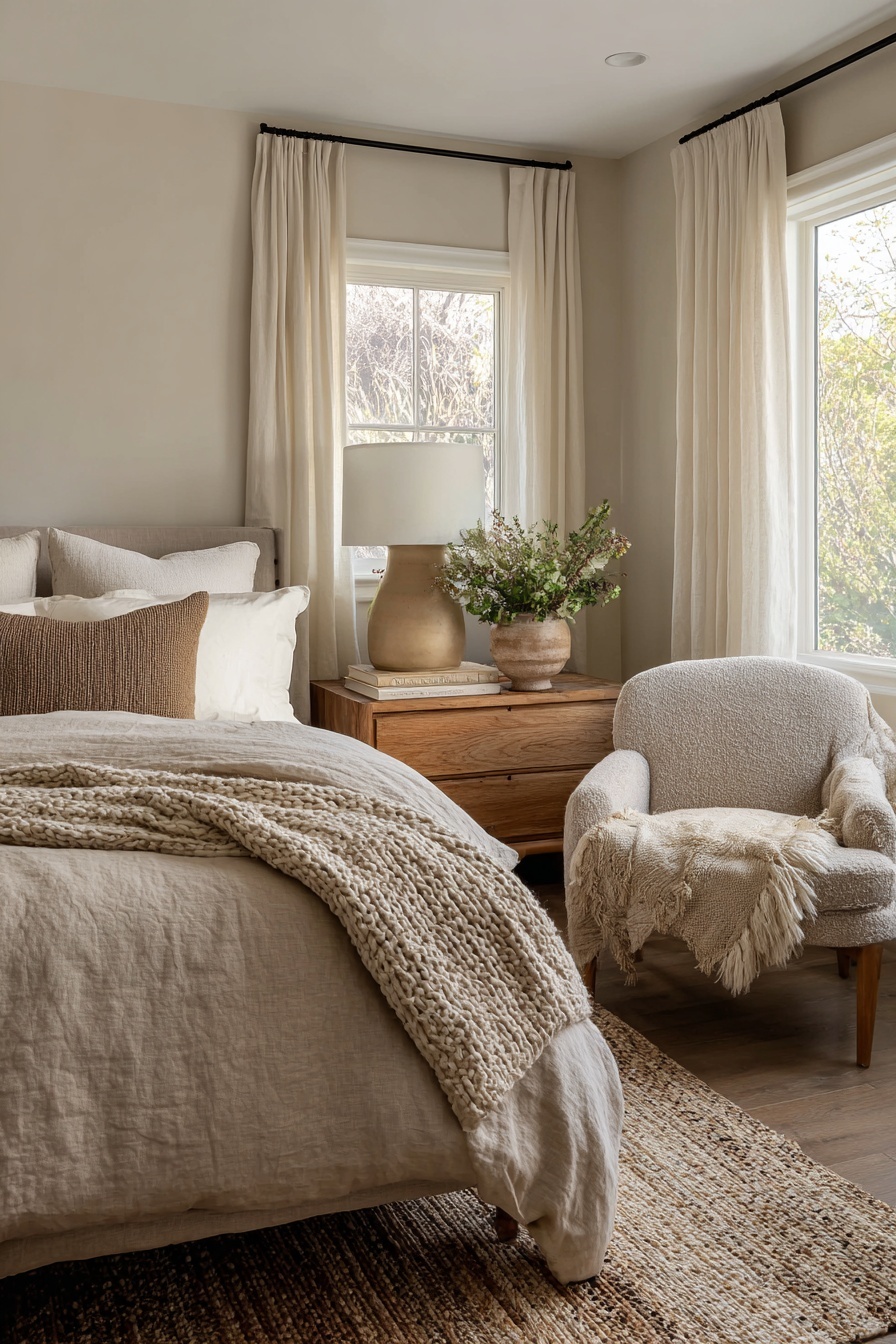 Warm Beige Bedroom