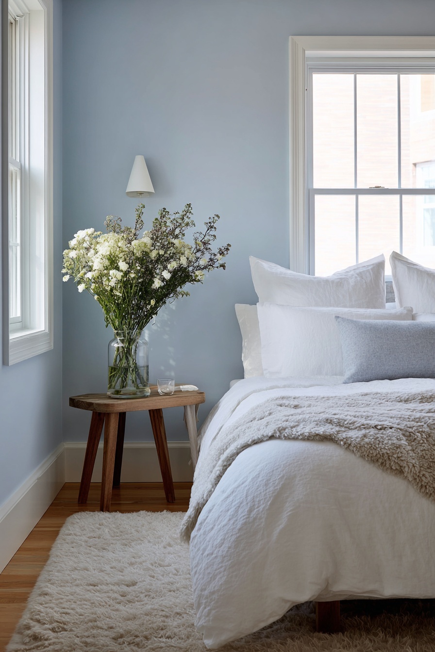 Ice Blue Bedroom