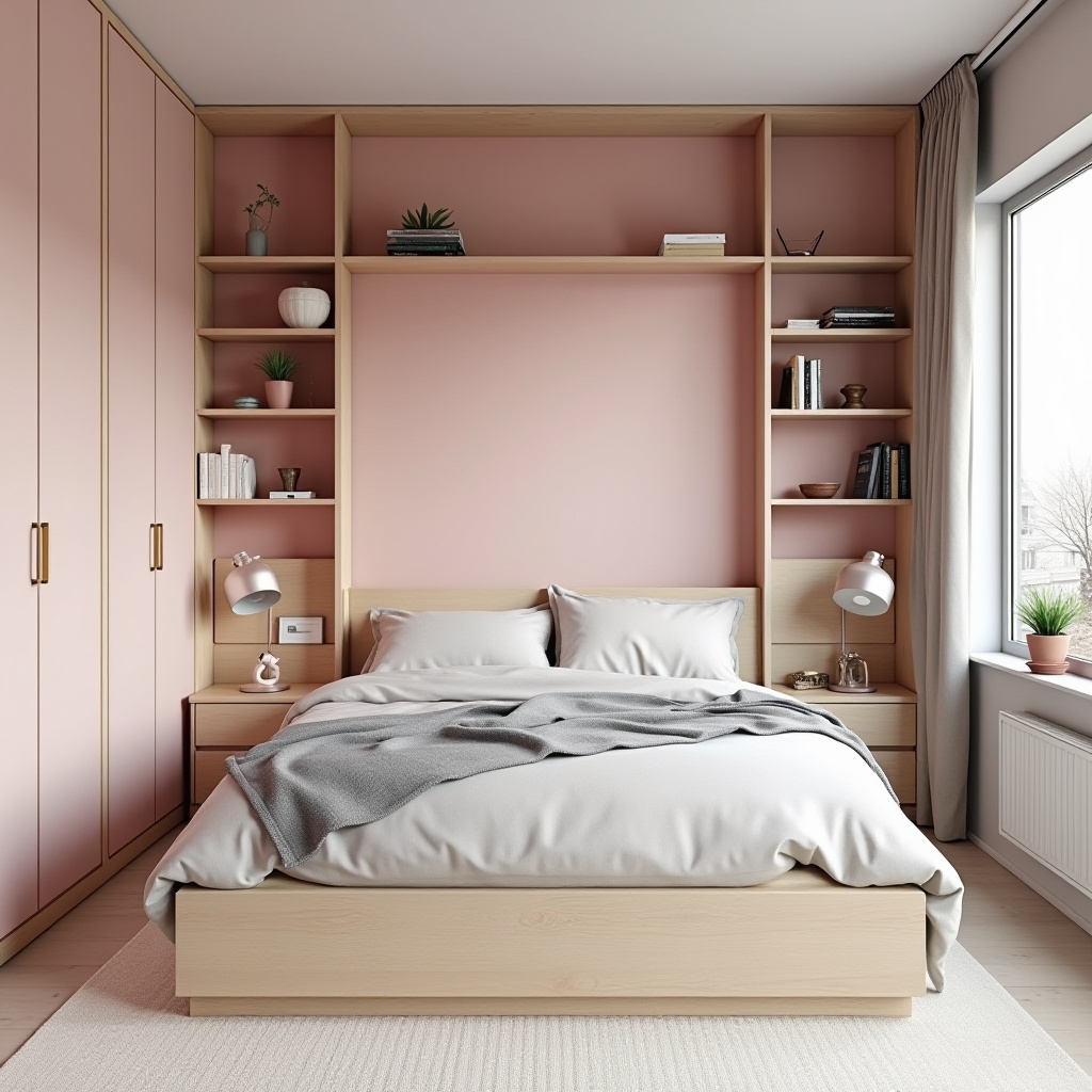 baby pink bedroom 5