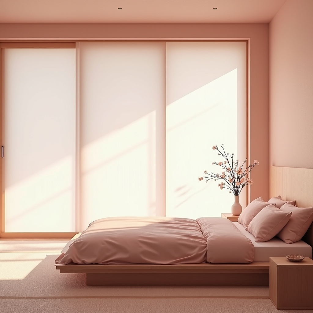 baby pink bedroom 9
