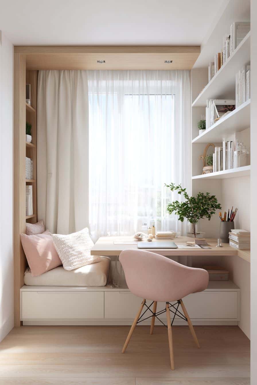 Incorporate a Fold-Down Desk for Versatility