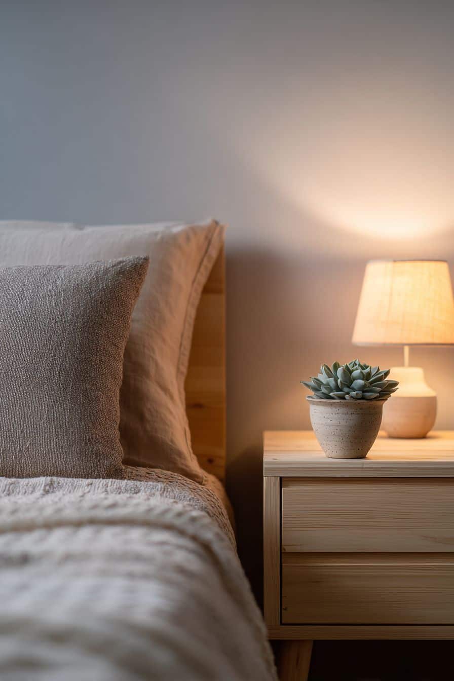 Opt for Minimalist Nightstands