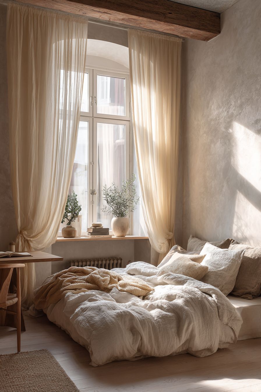 Let Light In with Sheer Curtains