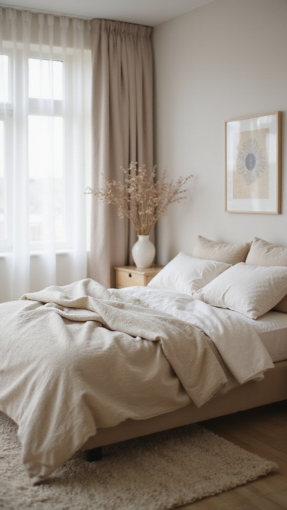 serene minimalist bedroom design