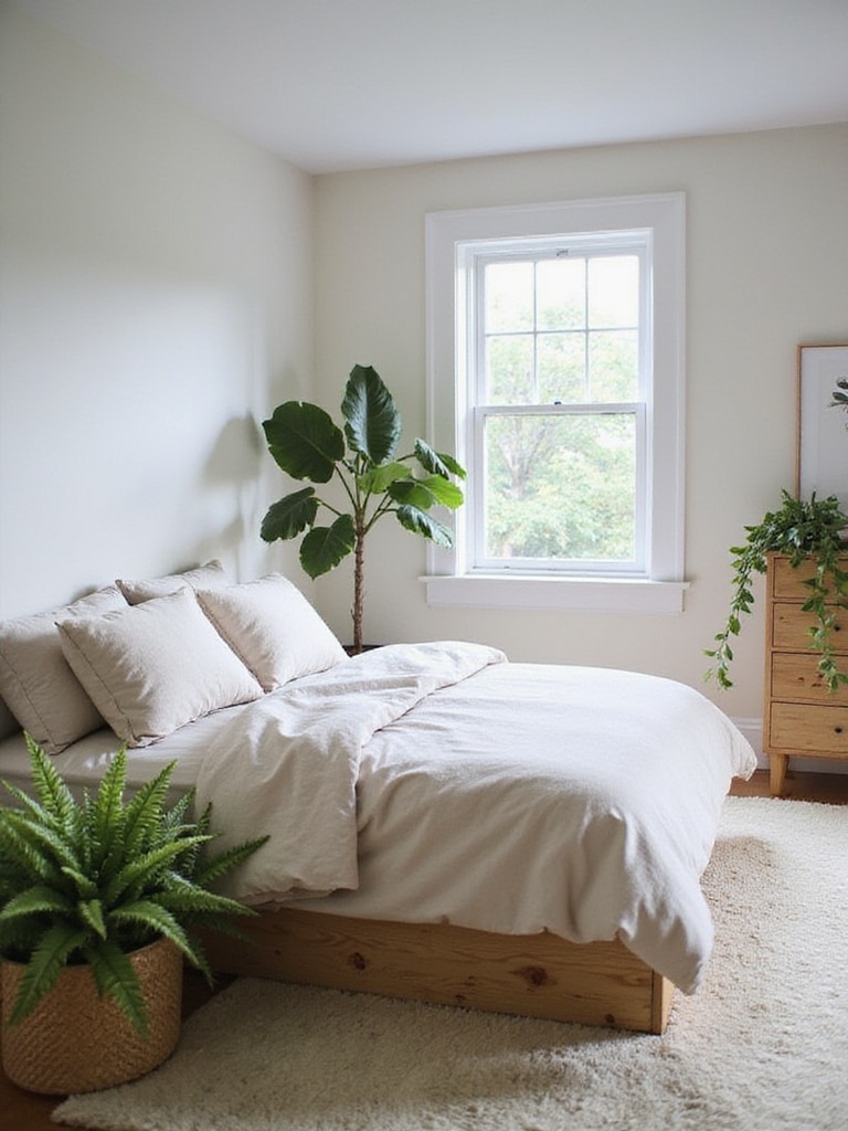 incorporate greenery for tranquility