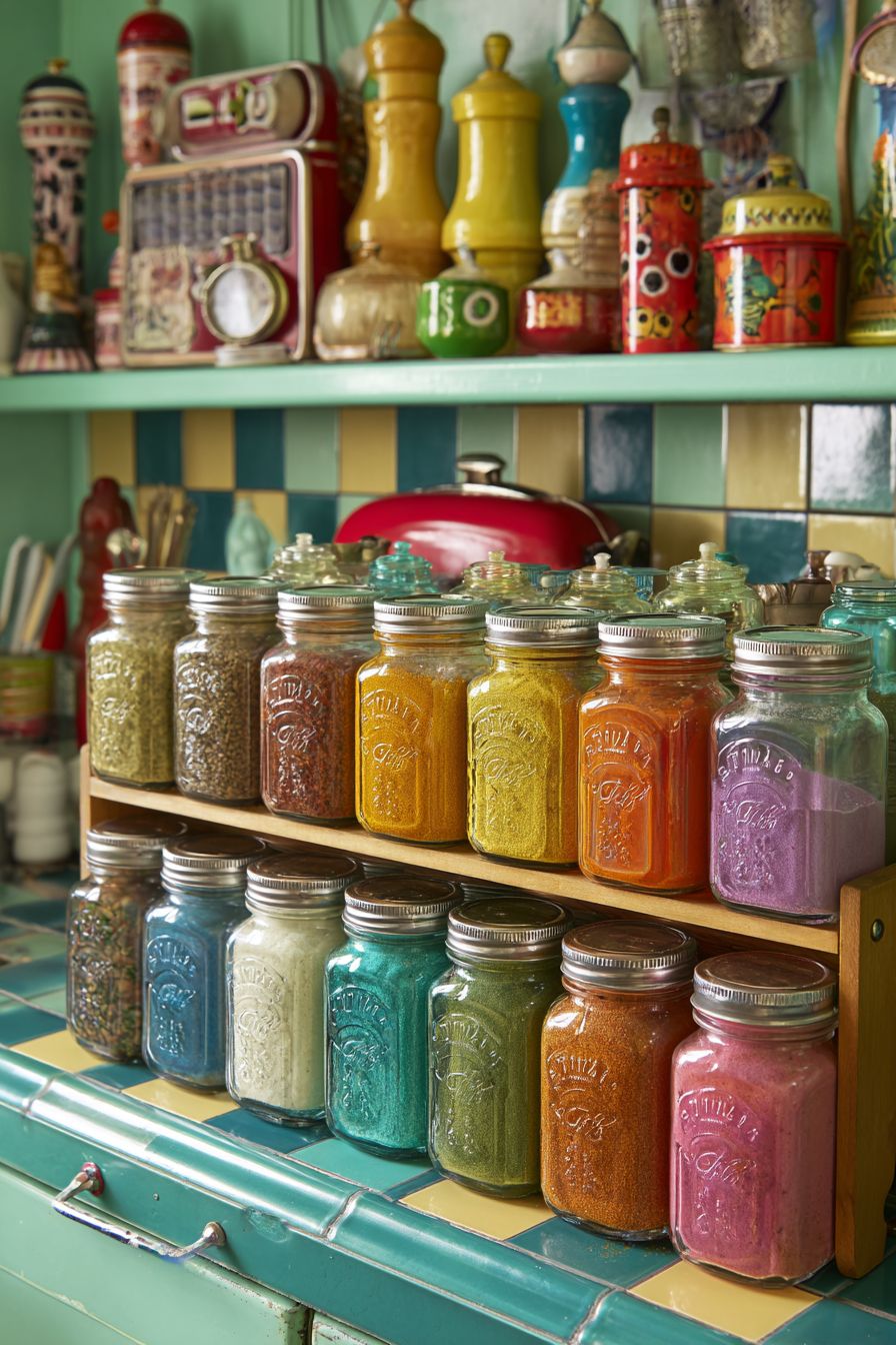 Retro Spice Rack
