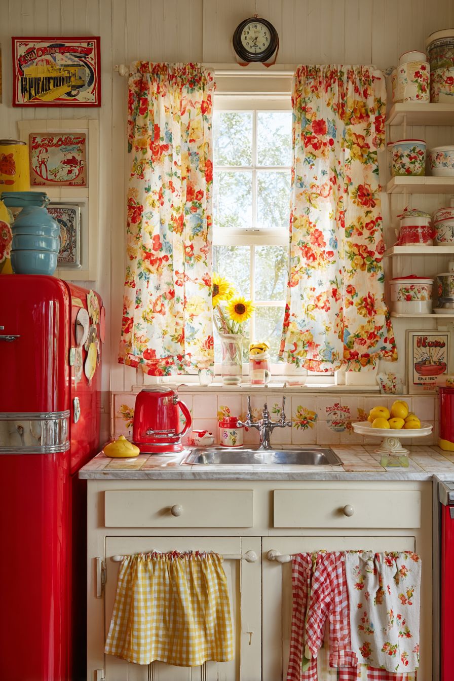 Plaid or Floral Curtains