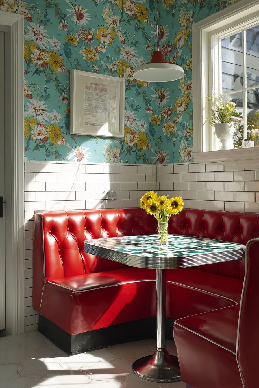 Create a Cozy Diner-Style Breakfast Corner