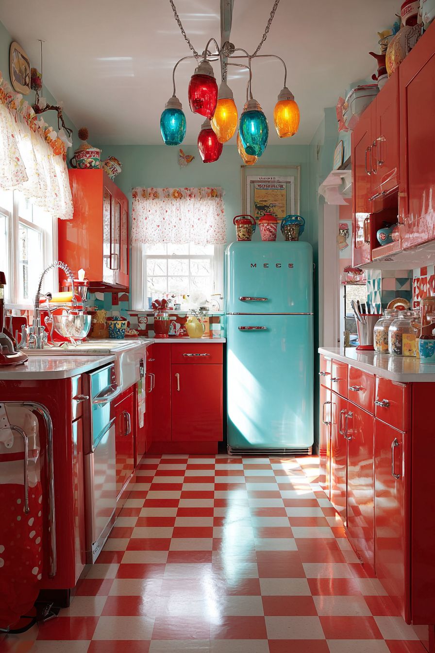 Illuminate with Playful Retro Lighting