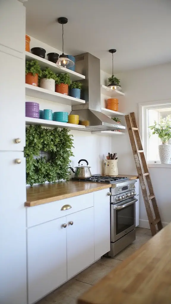 utilize vertical storage solutions