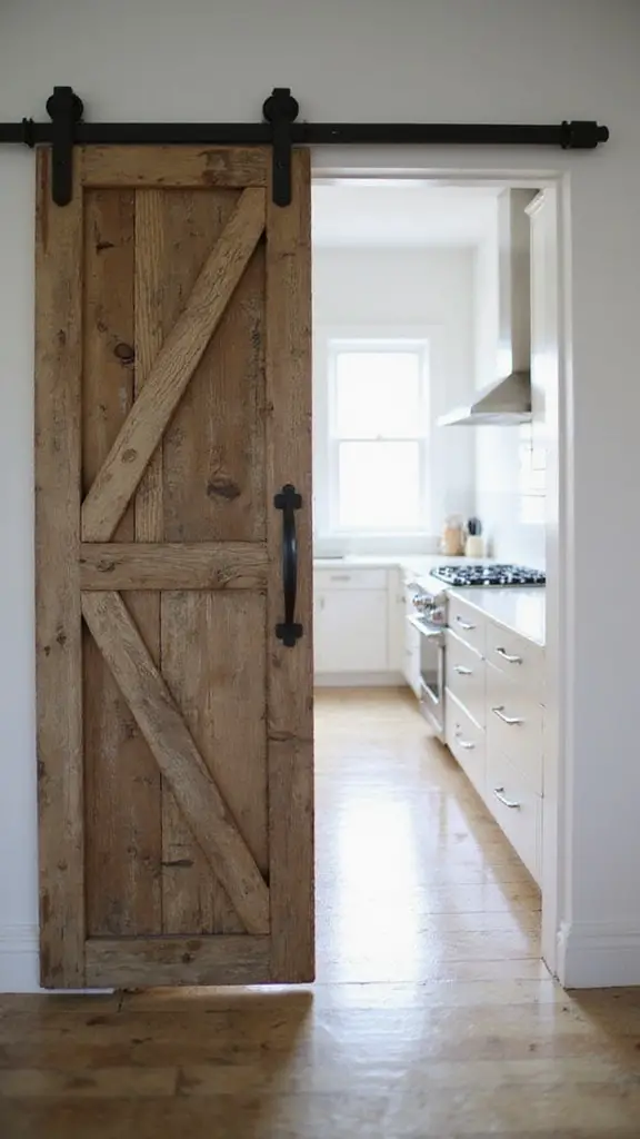 sliding barn door elegance