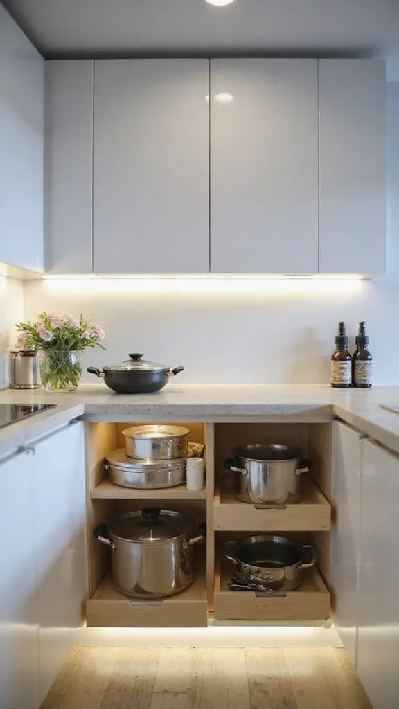 under-counter kitchen storage ideas