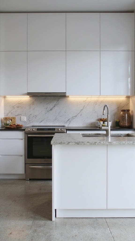 contemporary kitchen materials