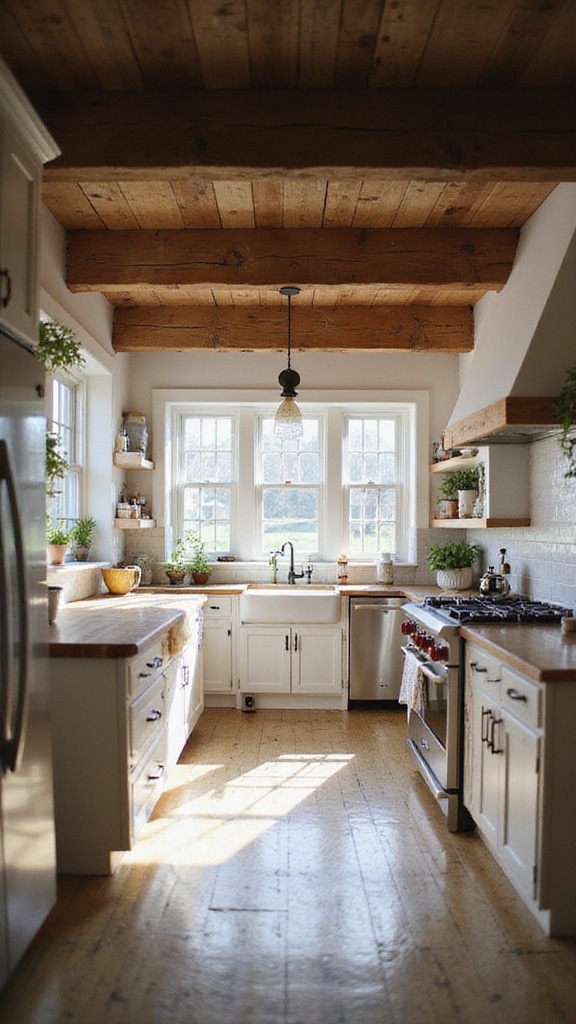 rustic allure of beams
