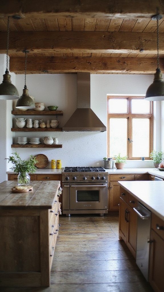 rustic metal wood harmony