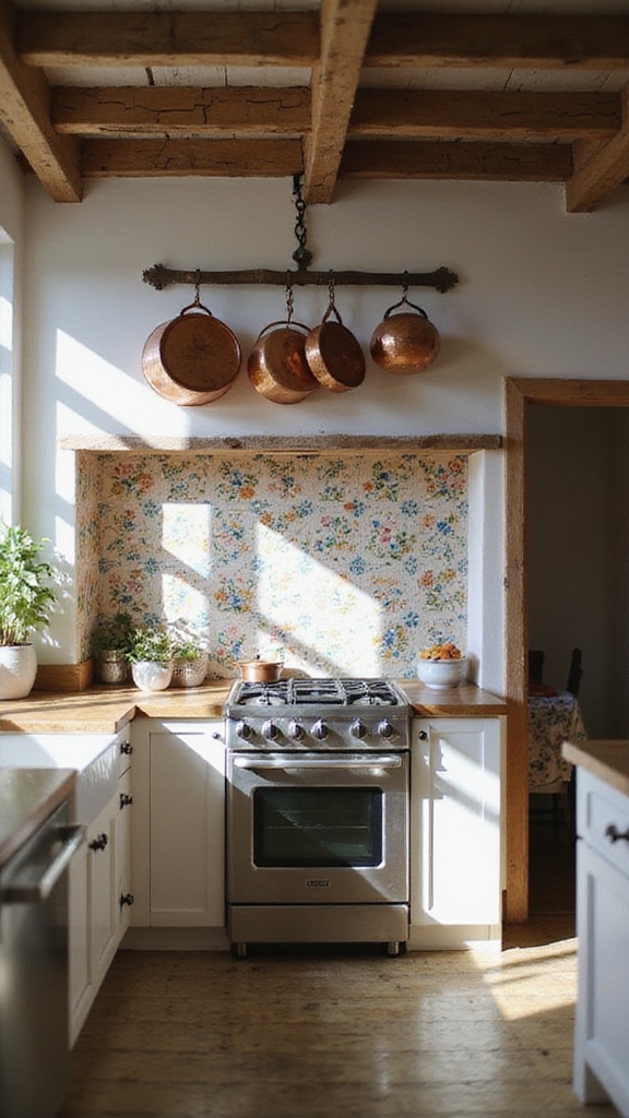 rustic elegance in backsplash