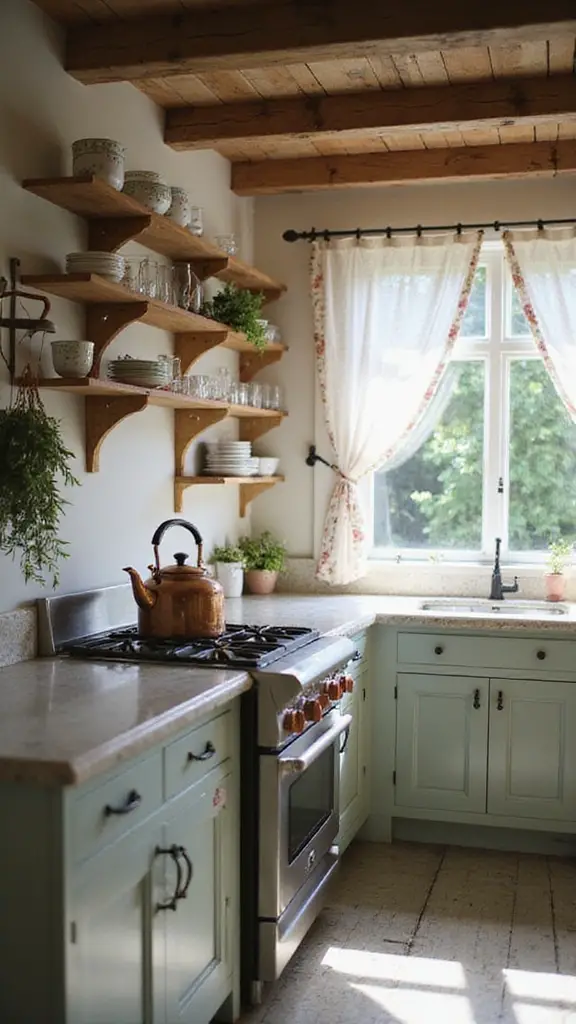open shelving for charm
