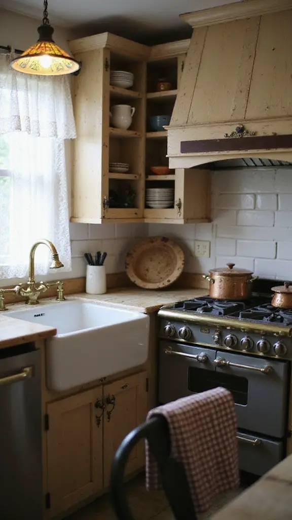 vintage fixtures enhance charm