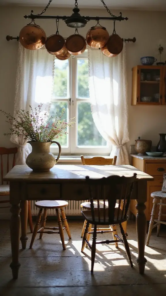 antique finds enhance ambiance