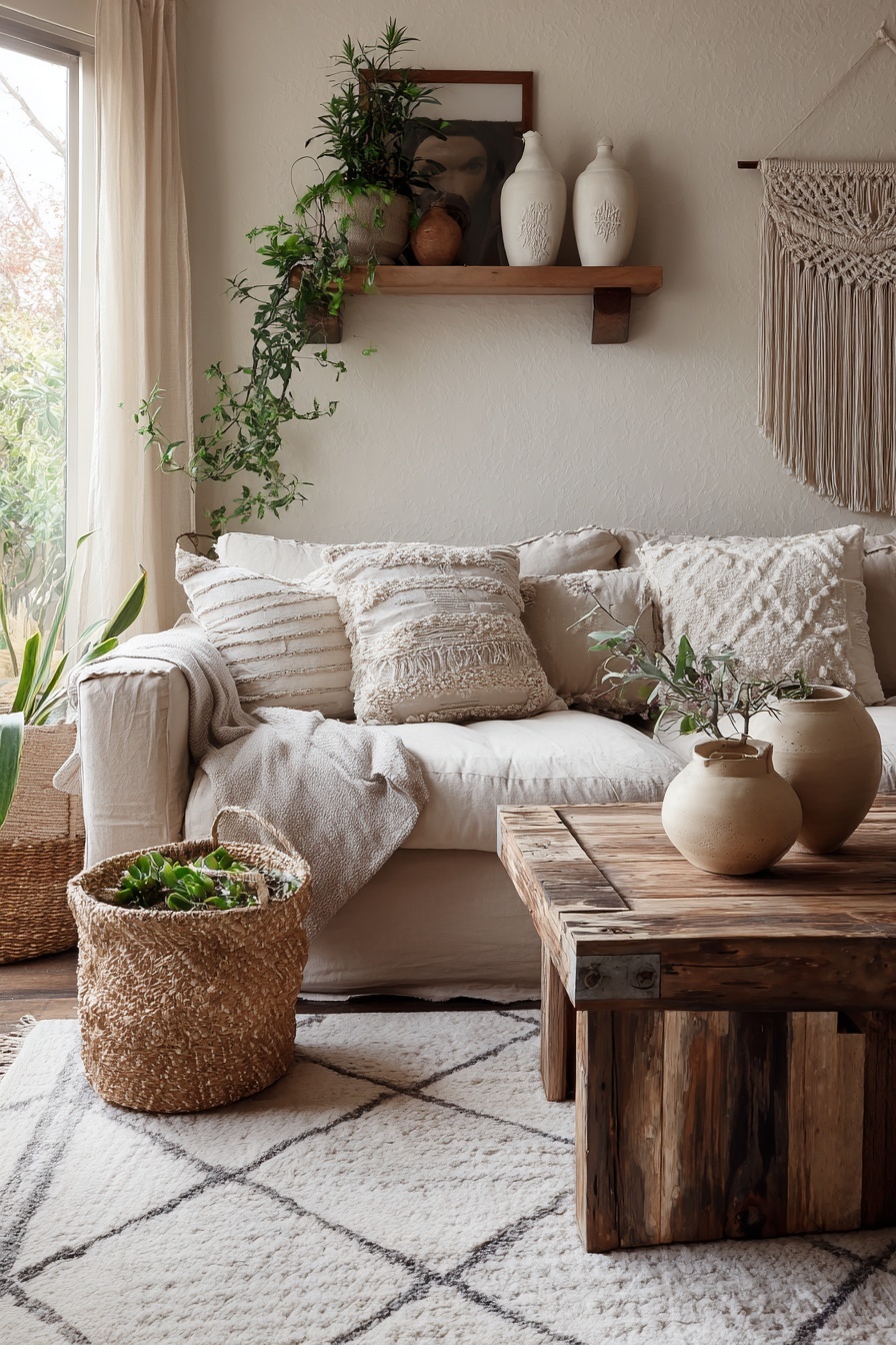 Organize with Earthy Natural Fiber Baskets