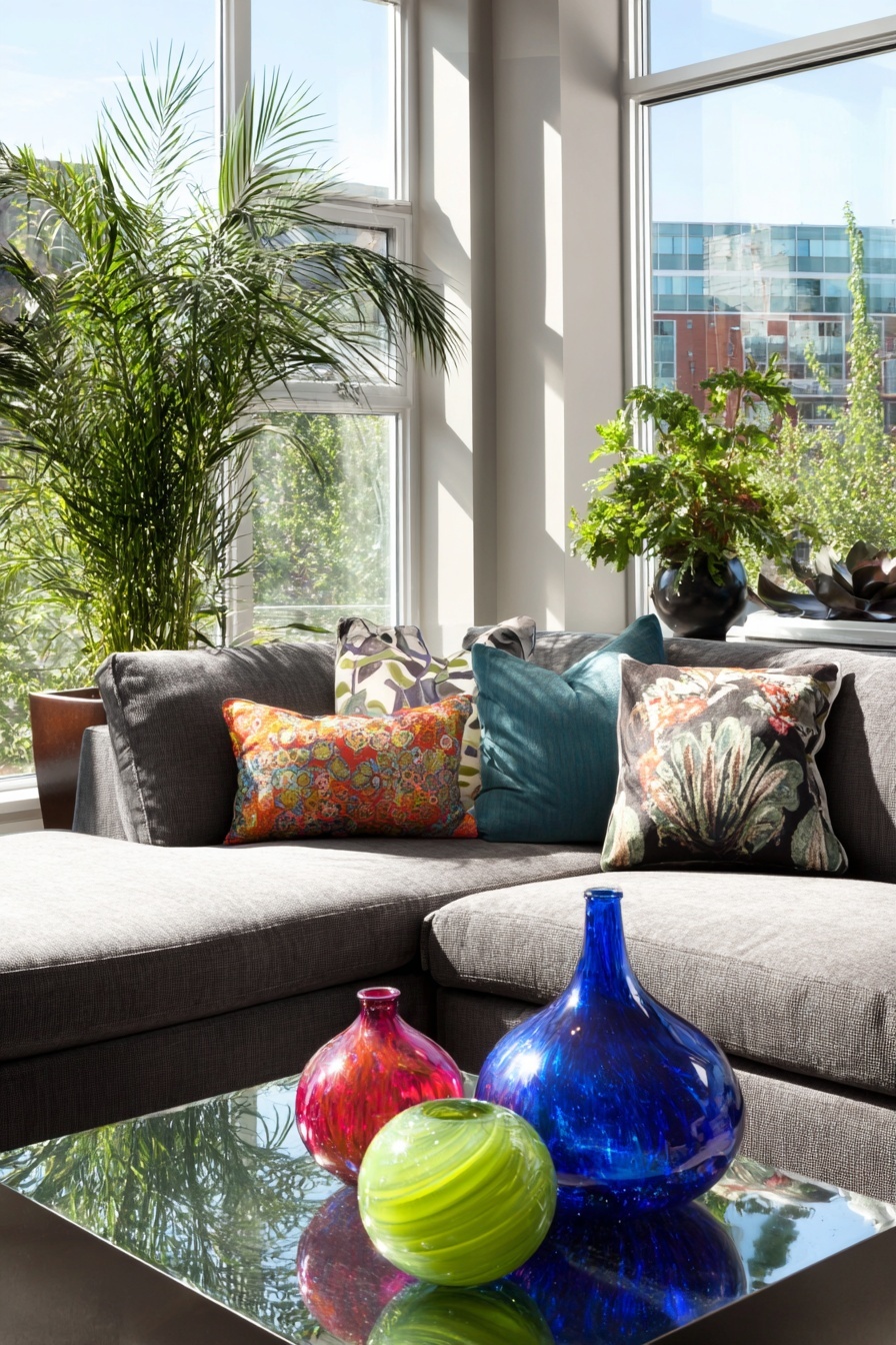 Brighten Up with Colorful Vases