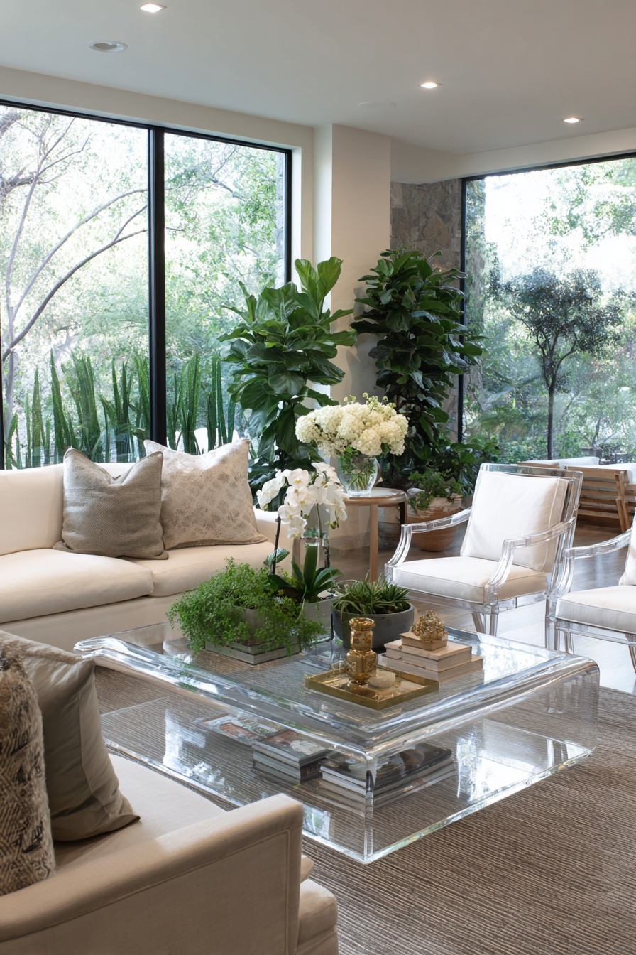 Choose Transparent Furniture to Open Up Space